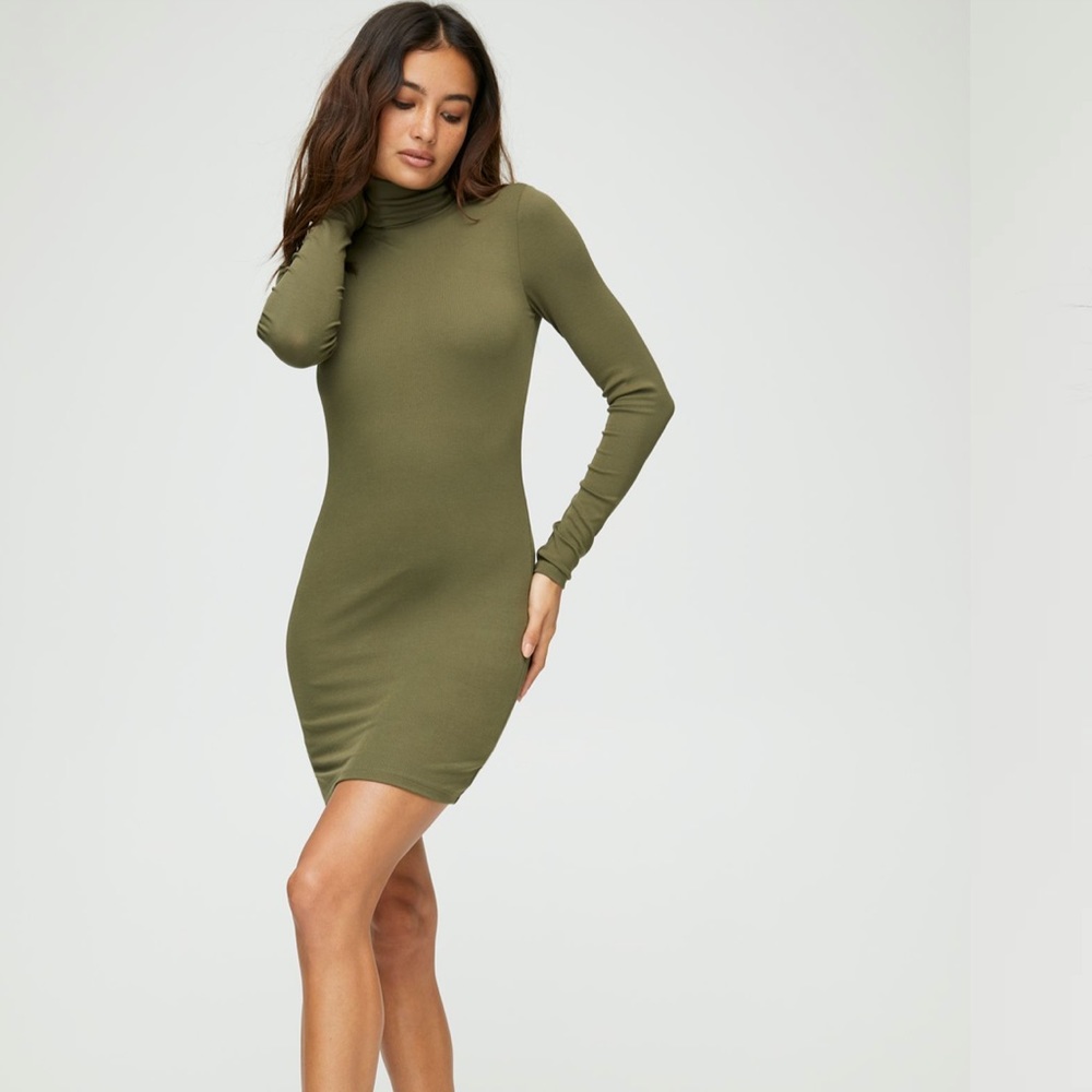 Aritzia Sunday’s Best Mock Neck Dress